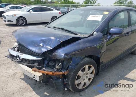 2011 Honda Civic Lx из США, поврежденный, VIN 19XFA1F59BE031810